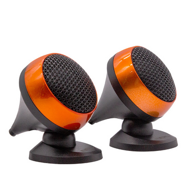 Tweeter haut-parleur 2pcs film de soie de 1.5 pouces audio de voiture tweeter de voiture haut-parleurs de voiture audio de moto